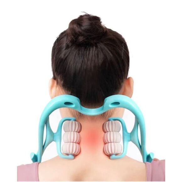 Reposepoint 6 wheel adjustable neck massager. NWOT. - Picture 3 of 7